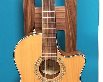 Custom Built Guitar Stand, Personalized Guitar Stand, Wood Guitar Hanger, Hanging Guitar Stand, Acoustic Guitar Stand, Electric Guitar Stand