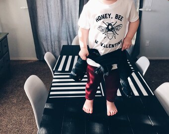 Honey, Bee My Valentine white tee