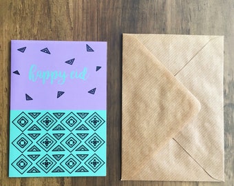 Aztec inspired Eid Cards