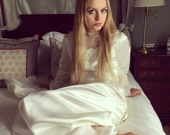 Original 1960s Vintage Wedding Dress Size 10/12