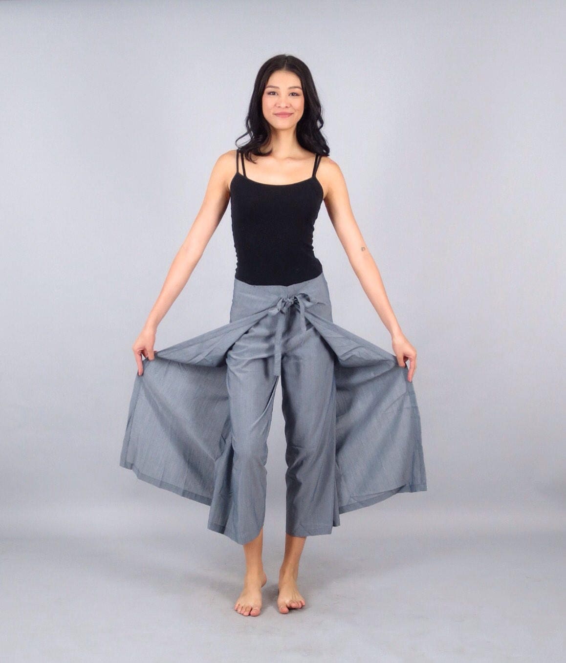 Unisex Wrap Pants  Sarong pants  Thai Pants  Harem pants