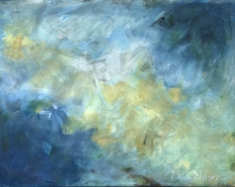 Galactic (Mixed Media Original on Canvas, 48x36)