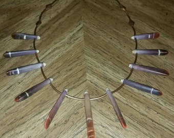 Sea Urchin Spines with Copper Necklace