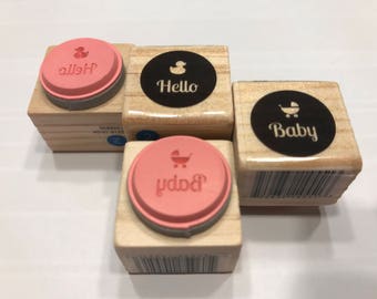 Hello, Baby stamp set, 17 mm (BB1/5)