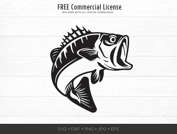 Download Free Svg Bass Fishing Svg Free 16341 Dxf Include