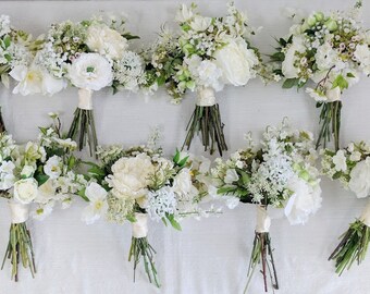 Bridesmaid Bouquet, Wedding Bouquet, Silk Flower Bouquet, Wedding Flowers, Bouquet, Flower Bouquet