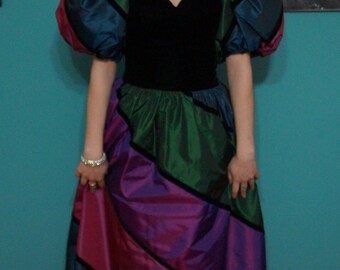 Vintage 1980's Victor Costa Evening Gown