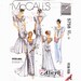 McCalls 5758 Sz 10 Magnificent Wedding Gown and Bridesmaid Dress Vintage 1990's UNCUT