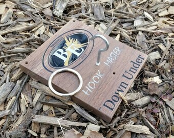 Tiki toss. Hook and ring game. The original Hook Master is only sold here. Custom engraved. Anniversary gift. Gift for him. Mancave. Unique