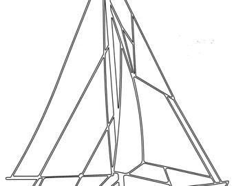 Wireart America's Cup Sailboat