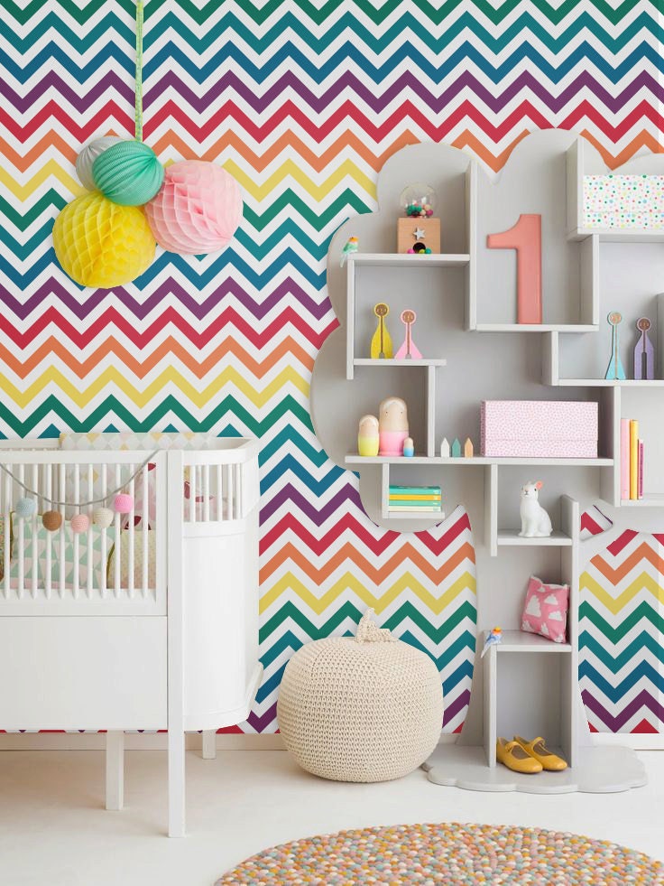 Self adhesive vinyl temporary removable wallpaper wall decal