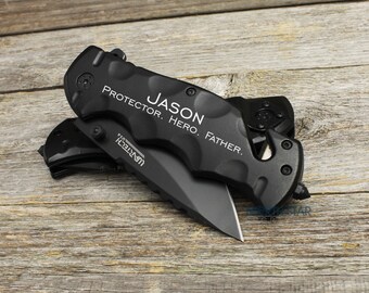 Engraved Knife Mens Gift Custom Pocket Knife Personalized Gift for Men Fathers day Gift Custom Gift for Dad Personalized Knife Gift for Him