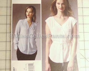 Vogue Rebecca Taylor Blouse V1387 Size 6-8-10-12-14 Sewing Pattern