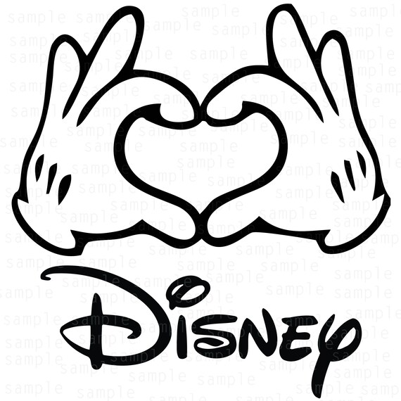 Download Hands Mickey Disney Hearts SVG Mickey svg download files