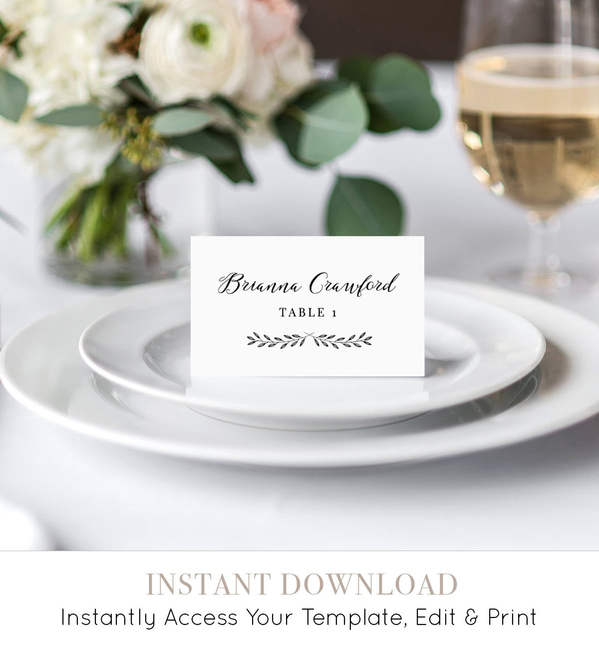 place card holder templates