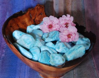 1 LARIMAR, Healing Stones and Crystals - Larimar Tumbled Stone, Larimar Crystal, Larimar Healing, Larimar Stone, Larimar Gemstone