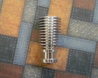 Retro Sci-fi Vintage Style Electronics Part - Steampunk Part for Creative Crafter, Restorer, Reproducer - Machined Heat Sink