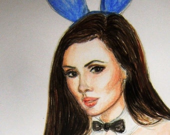 Commissions taken for a painting of you as a Playboy Bunny.
