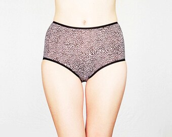 Leopard pattern High style Panties by Egretta Garzetta Underwear