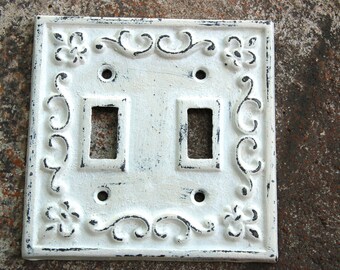 white switch plates decorative double switch plate covers wrought iron hand painted distressed shabby chic white cover beetlejuice light switch cover standard double light white switch plates decorative double switch plate covers wrought iron hand painted distressed shabby chic white cover beetlejuice light switch cover standard double light