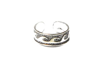 ADJUSTABLE 925 Sterling Silver TOE Ring