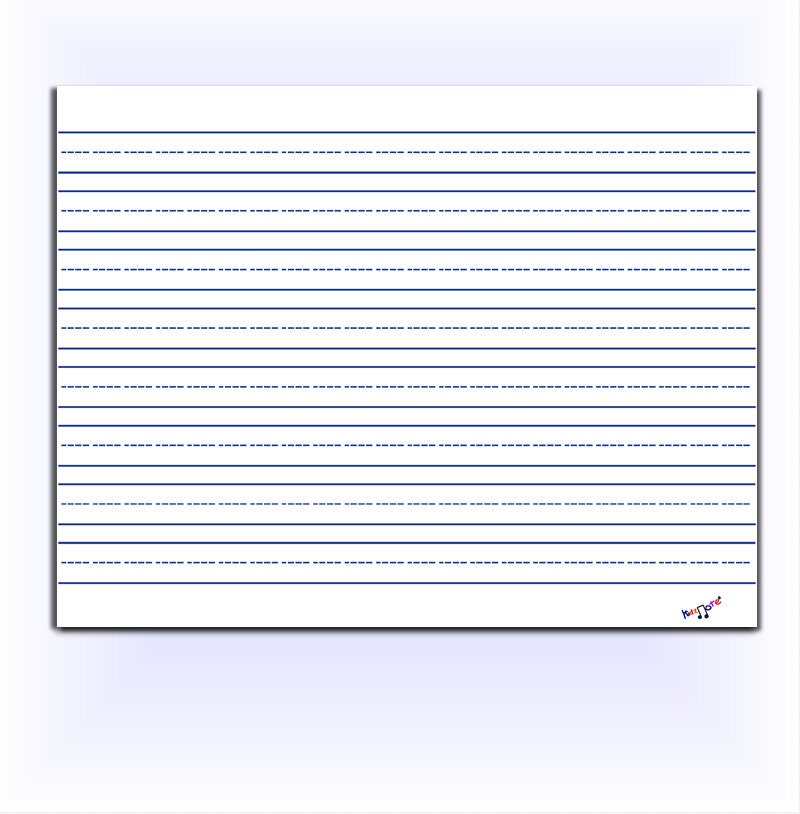 preschool lined paper