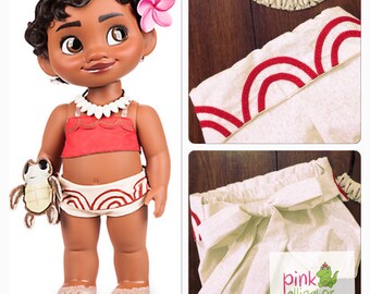 Moana shorts only - Baby Toddler Moana Bubble Shorts ONLY - Costume Shorts Birthday