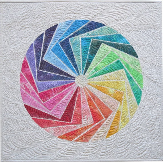 Items similar to Quick and Easy Wall hanging quilt pattern modern