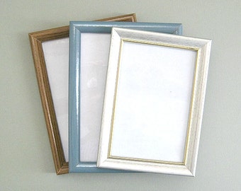Small Picture Frame Craft Frame Photo Frame Photo Picture Frame Brown Frame Small Frame Table Frame with Glass Miniature Frame Table Top