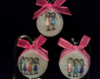best friends ornament personalized best friend christmas