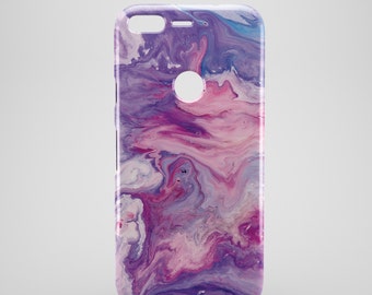 PURPLE inky Marble google pixel case, google pixel XL case, google Pixel phone Case, google pixel 2 case, google pixel XL 2 cases