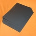 White or Black 5 Sheets Plasticard / Styrene 20 30 40 60 80 Thou 0.5mm - 2.0mm A4+ 9" x12"
