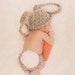 Crochet Bunny Pattern - Flopsy Bunny Photo Prop Crochet Pattern Infant Newborn Baby Easter Spring