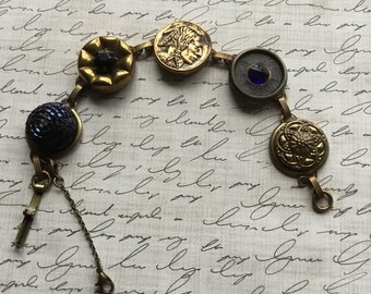 Vintage Victorian Button Bracelet