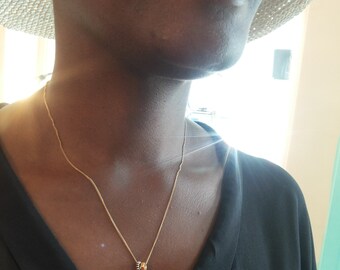 P Nuti-Gold- Nut-Silver-Cog-gold filled chain-Basic-Minimal-Dainty-Cool necklace-MJ