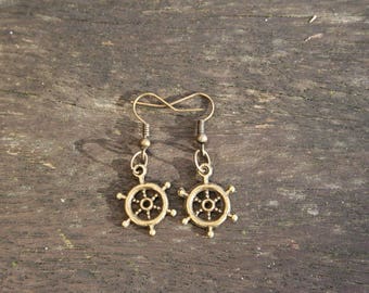 Bronze earrings, handmade by myself / Earrings, bronze