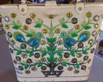 Sale--1960's Enid Collins of Texas It Grows on Trees Money Purse