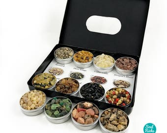 Classic - Resin Incense Sampler - Resin Incense Kit - Resin Incense - Starter Kit - Gift - Frankincense - Myrrh - Benzoin - Copal - Dragons