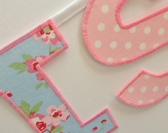 Personalised Bunting Name Banner Cath Kidston Rosali Floral & Gingham