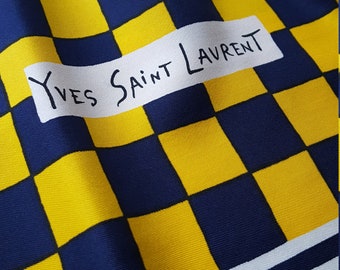 A fabulous 1970's signature Yves Saint Laurent Scarf