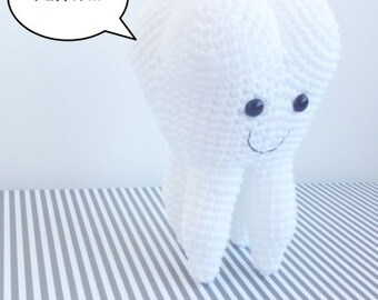Amigurumi Molar Wisdom Tooth Pattern