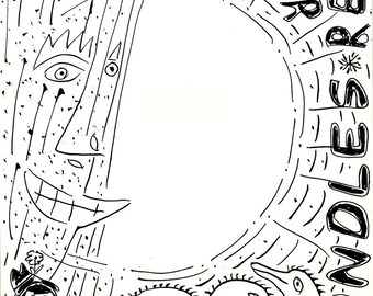 MENU CARD DRAWING, by Viktor Tinkl.