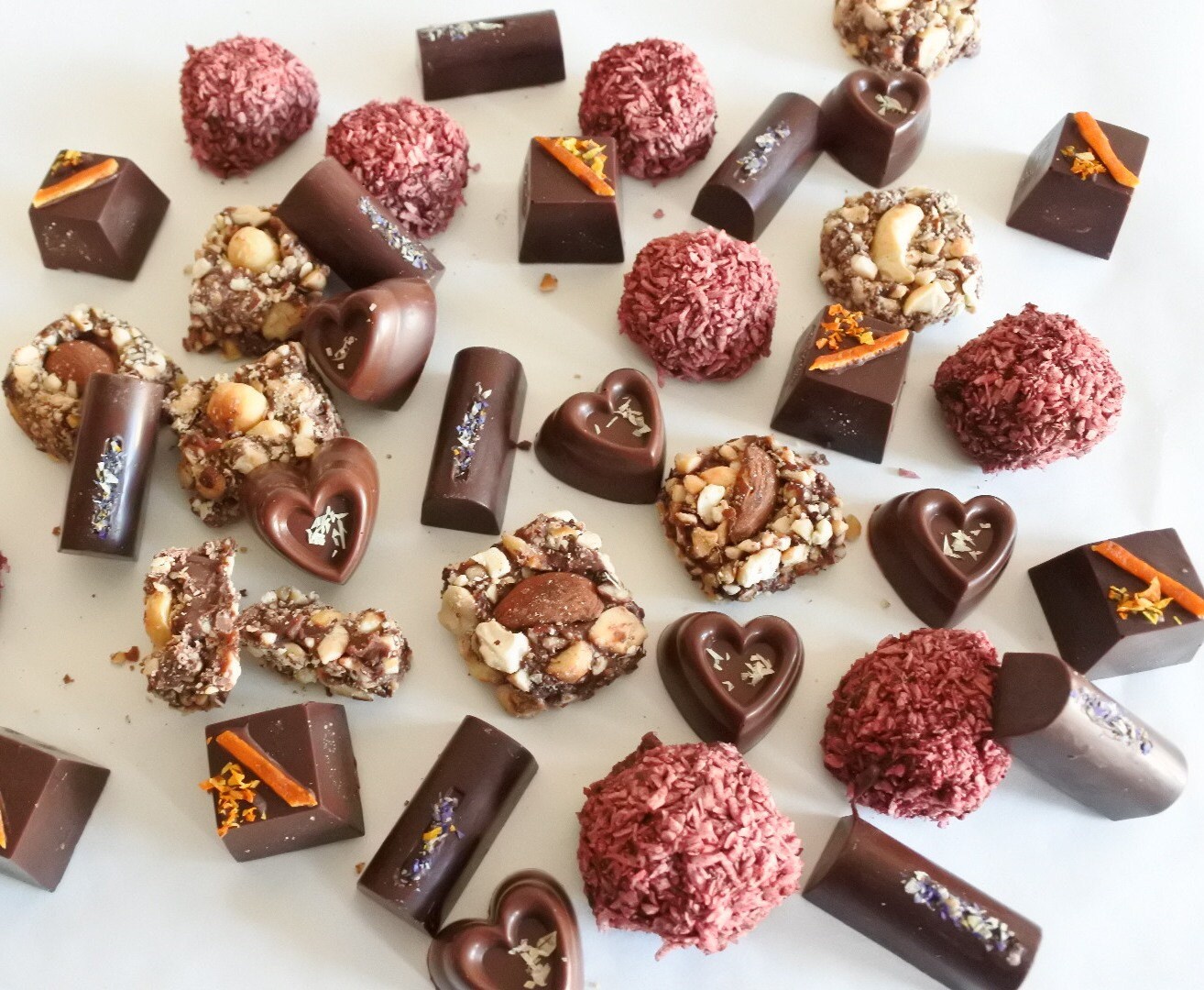 Vegan Chocolate Gift Organic Assorted Box Personalised