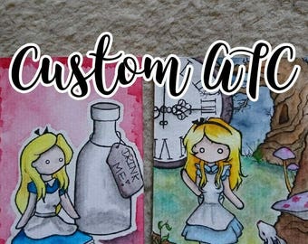 Custom ATC (artist trading card)