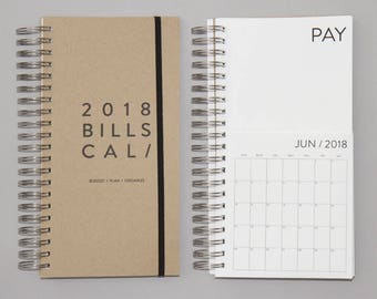 SALE. 2018 Dated Bills Calendar