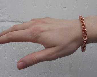 Copper "Byzantine" bracelet