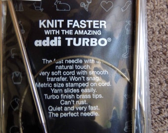 ADDI Turbo 24" us6 Circular Knitting Needle
