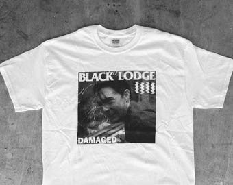 Black Lodge Damaged : TP / BF Tee Shirt
