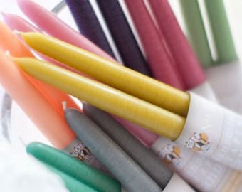 Hand Dipped Taper Candles - Unscented - 12" (6 pair box)