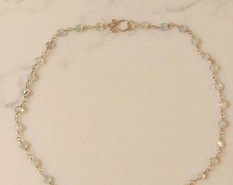 Aquamarine Sterling Silver necklace